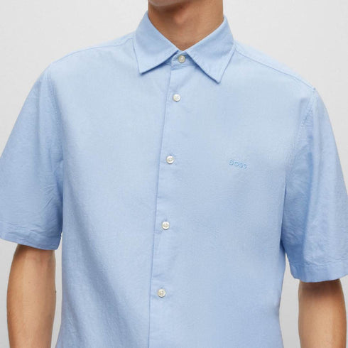 CAMISA AZUL RASH BOSS